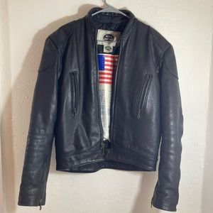 Vintage Pop’s Leather Moto Jacket Mint Condition (Heavy)- Size S/M Made in USA